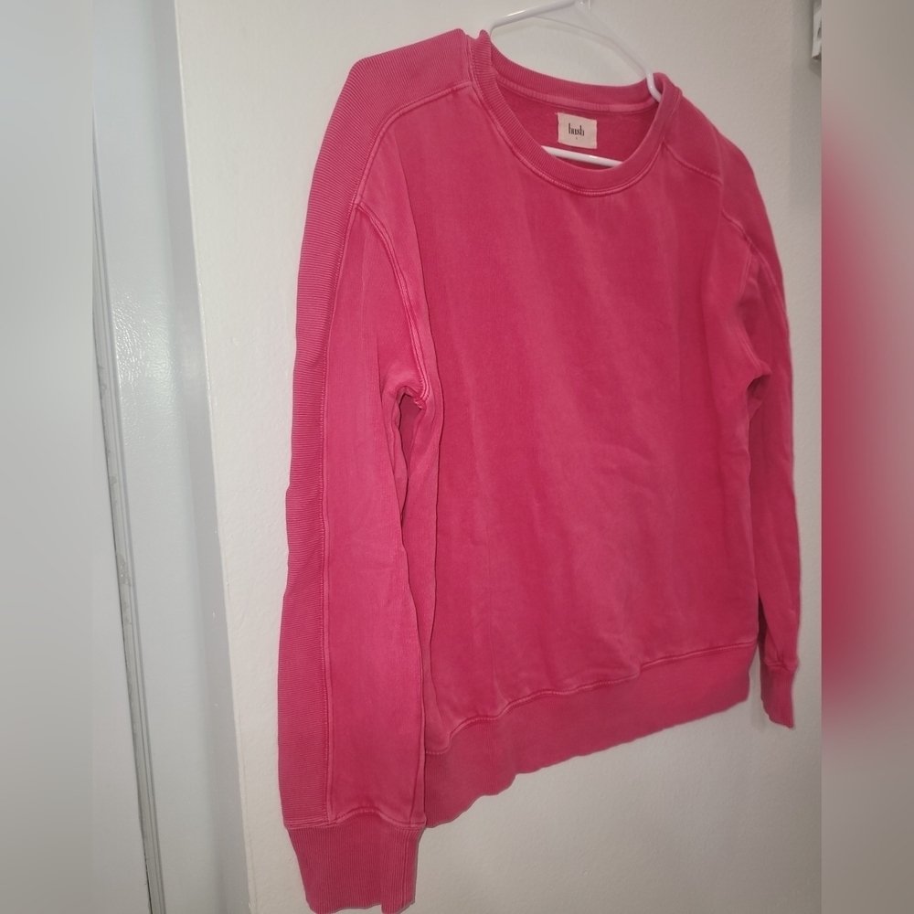 HUSH Rib Panel Sweatshirt Size S - Picture 7 of 11